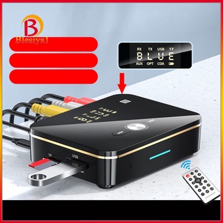 [Ship In 24h] เครื่องรับส่งสัญญาณบลูทูธ 5.0 Aux Rca Nfc U-Disk สําหรับระบบสเตอริโอในบ้าน