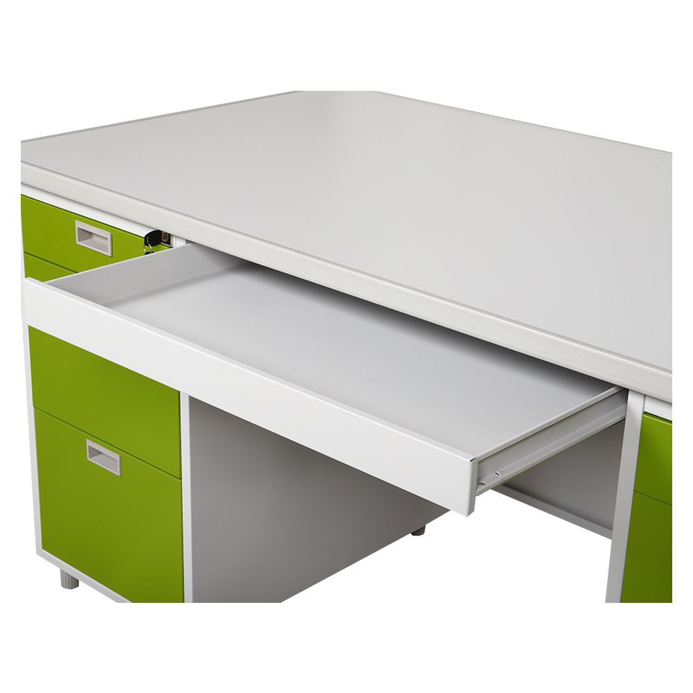 desk-desk-steel-159-5cm-dl-52-33-gg-green-office-furniture-home-amp-furniture-โต๊ะทำงาน-โต๊ะทำงานเหล็ก-lucky-world-dl-52-3