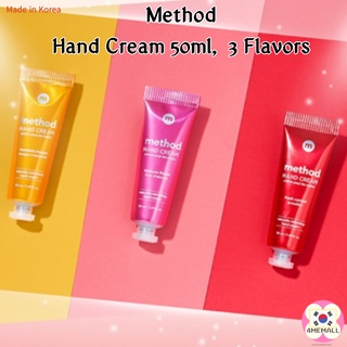 [Method] Hand cream 50ml 3 scents / Made in Korea/ Nail care / Moisturizing / daiso / Contains shea butter / Contains adenosine / Wrinkle improvement functional cosmetics