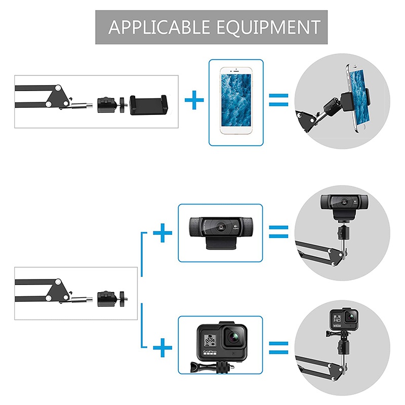 ขาตั้งกล้องเว็บแคมสําหรับ-logitech-webcam