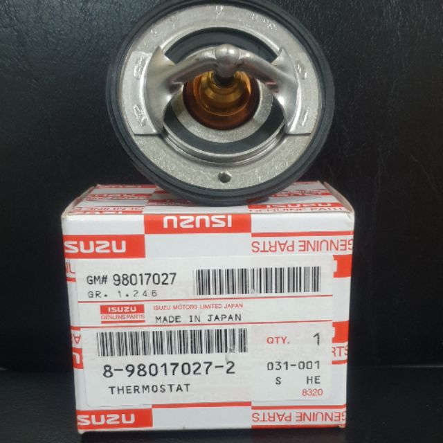 วาล์วน้ำ-thermostat-isuzu-d-max-ของแท้