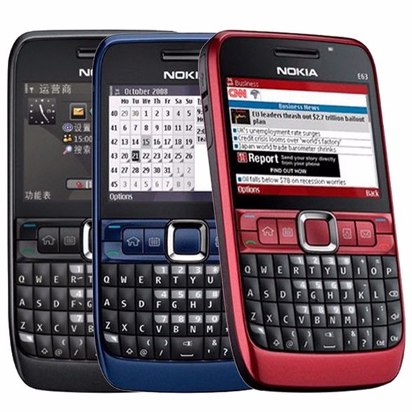 โทรศัพท์มือถือโนเกียปุ่มกด-nokia-e63-สีน้ำเงิน-3g-4g-รุ่นใหม่2020