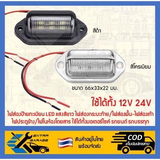 ภาพขนาดย่อของภาพหน้าปกสินค้าไฟส่องป้ายทะเบียน led สีขาว 12v-24v หรือนำไปdiyเป็นไฟอย่างอื่นแทนได้(ราคาต่อ1ชิ้น)(สินค้าอยู่ในไทยพร้อมจัดส่ง) จากร้าน extra_garage บน Shopee