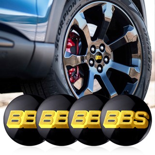 COD สติกเกอร์ติดดุมล้อรถ พิมพ์ลาย BBS4 55-56 มม.