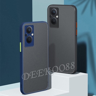 เคสโทรศัพท์ OPPO Reno7 Z Pro 7Z 7Pro 5G Casing Camera Lens Protection Phone Cell Case Transparent Matte PC Simple Back Cover Reno 7 Reno7Z Reno7Pro