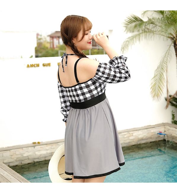 ชุดว่ายน้ำ-เซต-2-ชิ้น-6xl-อก-40-46-กางเกงรอบเอว-34-42-สะโพก-44-50-นิ้ว-ชุดยาว-33-นิ้ว-ผ้าดี-งานสวย