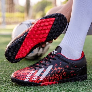 TF soccer shoes รองเท้าฟุตบอลเล็บยาวสําหรับผู้ชายและผู้หญิง size: 35- 45