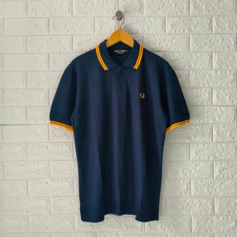 เสื้อยืด-fredperry-navy-ของแท้-พรีเมี่ยม