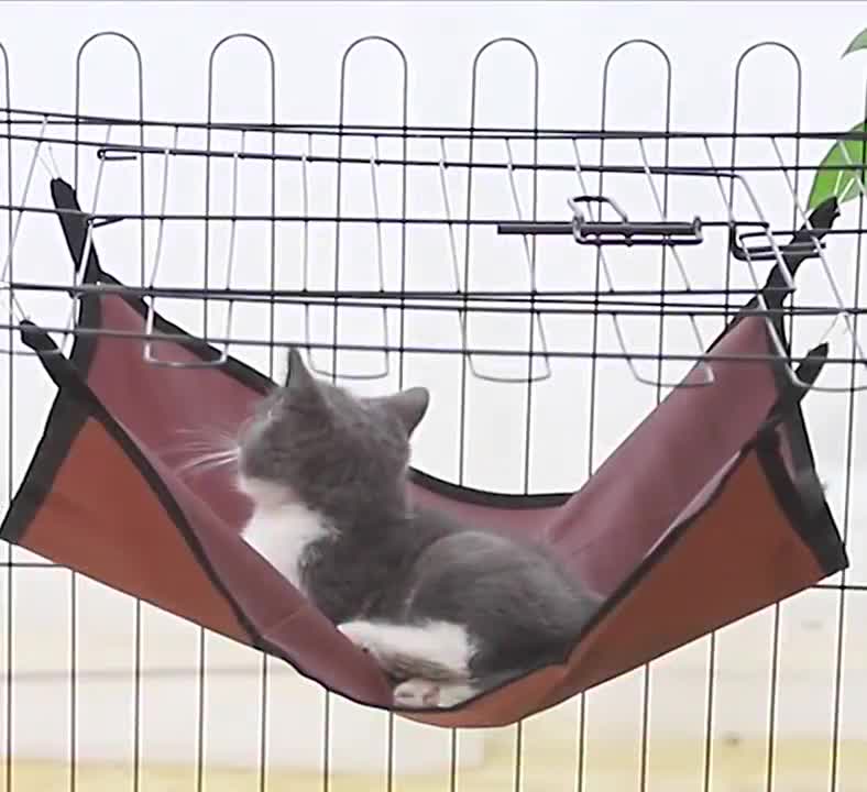 coco-pet-เปลแขวนผ้าใบ-ขนาด-50-40-เซนติเมตร-เปลแล้วหลากสี-เปลแมว-เปล-ที่นอนแล้ว-ที่นอนเล่นสำหรับสัตว์-ของเล่นแมว