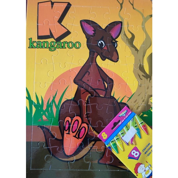kangaroo-coloring-jigsaw-books-with-crayons-inside-for-free