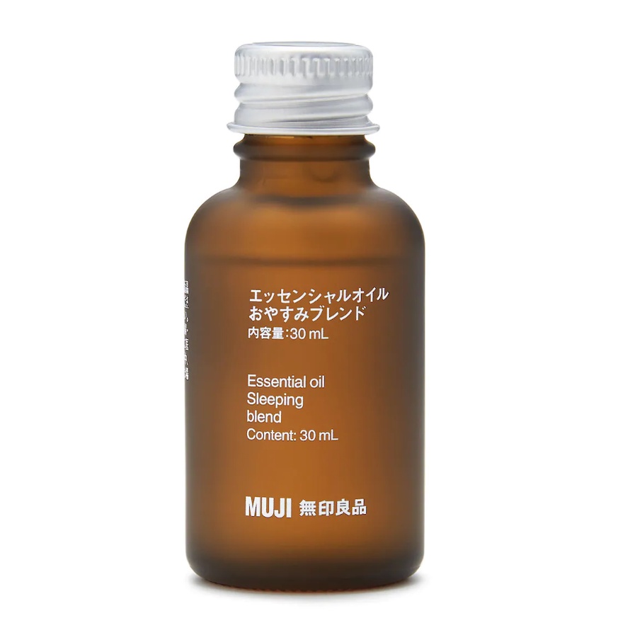 muji-น้ำมันหอมระเหย-มูจิ-สำหรับเครื่อง-หรือหินกระจายกลิ่นอโรม่า-กลิ่นสลีปปิ้ง-เบลนด์-ผสมน้ำมันมะกรูด-ส้มสวีท-ออเรนจ์-ไซเ