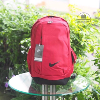 NIKE MENS WOMEN SCHOOL BAG BOOK BACKPACK (outlet) สีแดง