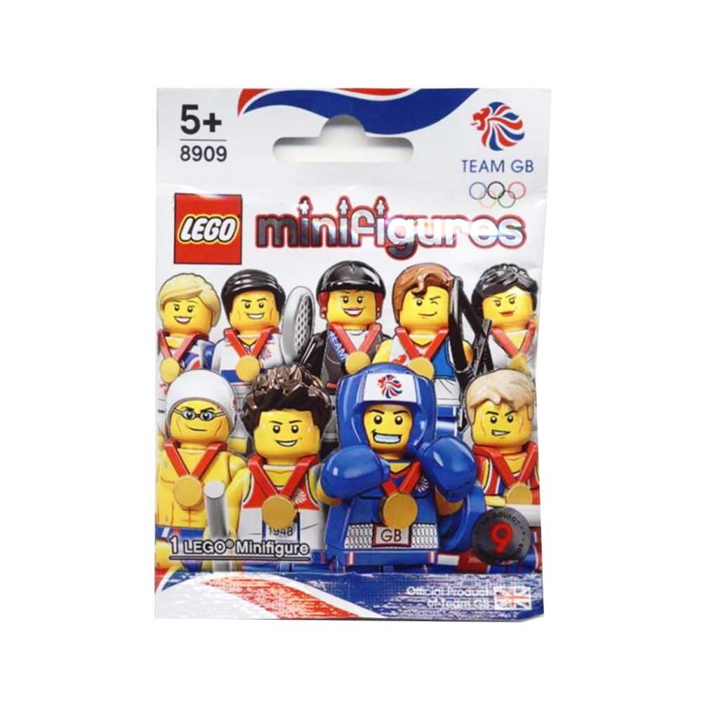 8909-lego-the-lego-minifigures-team-gb-ครบชุด-9-ตัว-สินค้าถูกแพ็คอยู่ในซองไม่โดนเปิด