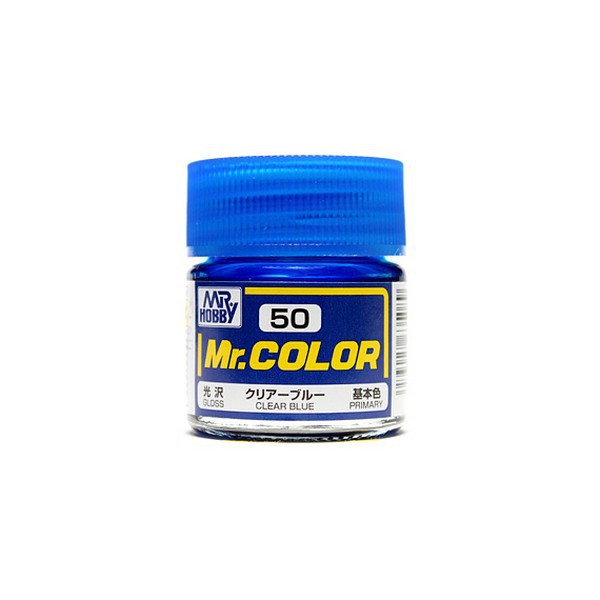 ภาพหน้าปกสินค้าMr.Hobby Mr.Color C50 Clear Blue Gloss (10ml) 4973028635089 (สี)