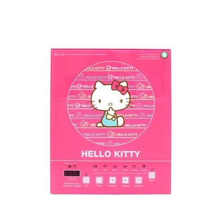 Hello Kitty เตาแม่เหล็กไฟฟ้า รุ่น WP-0322 เตาแม่เหล็ก ไฟฟ้า มีหม้อแถม ฝาแก้ว กำลังไฟ 1300 W OXYGEN