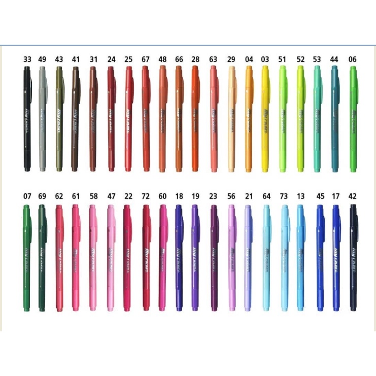 ภาพสินค้า(KTS)ปากกาMycolor 2 DONG-A - MC2 เลือกสีได้ ชุดที่ (2/2) จากร้าน www.kts.in.th บน Shopee ภาพที่ 3