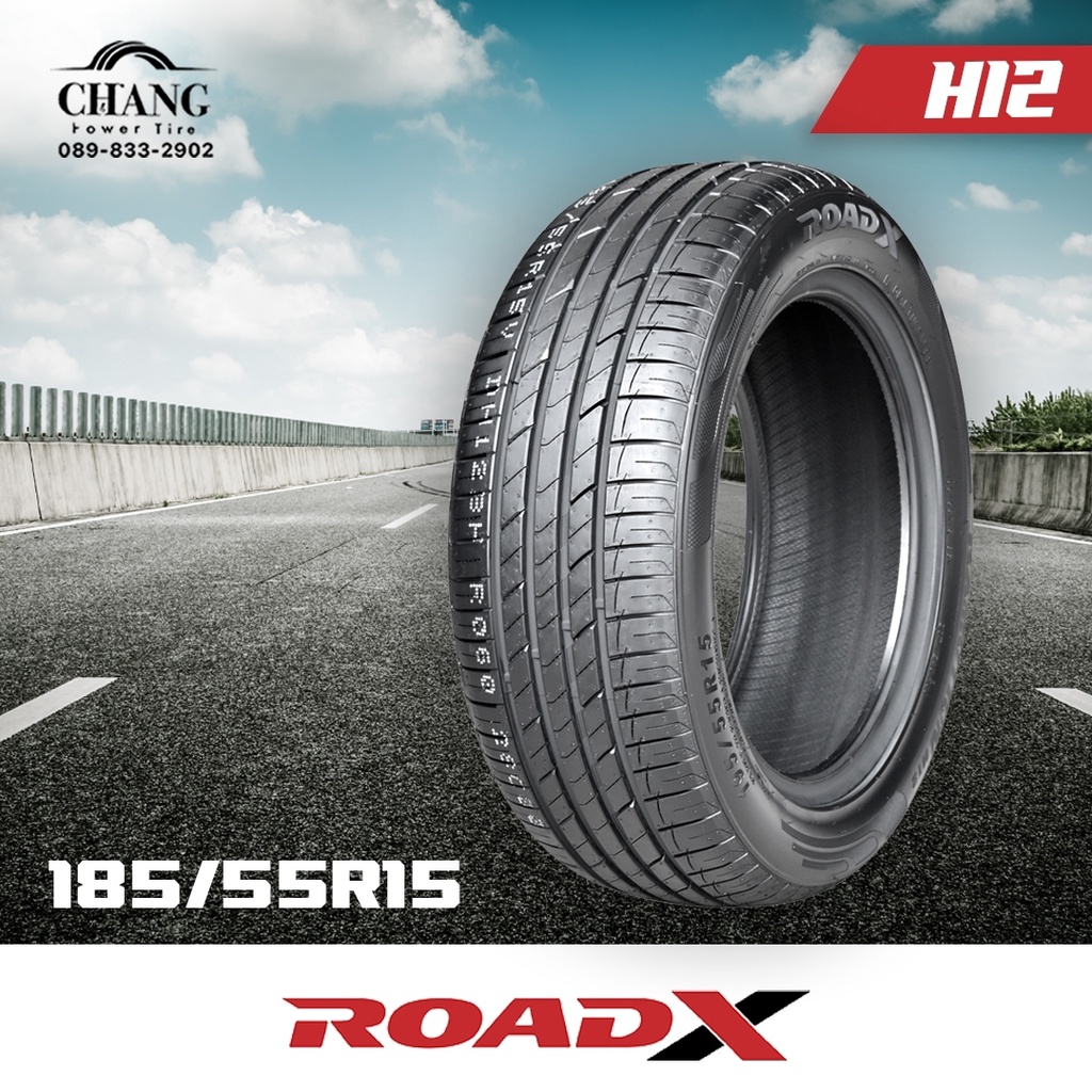 185-55r15-รุ่นh12-ยี่ห้อroadx-ยางรถยนต์-จำนวน1เส้น-ปี2022