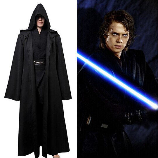ราคาและรีวิวพร้อมส่ง เสื้อคลุมคอสเพลย์ Star Wars Darth Vader Jedi สีดํา สีน้ําตาล สําหรับผู้ชาย
