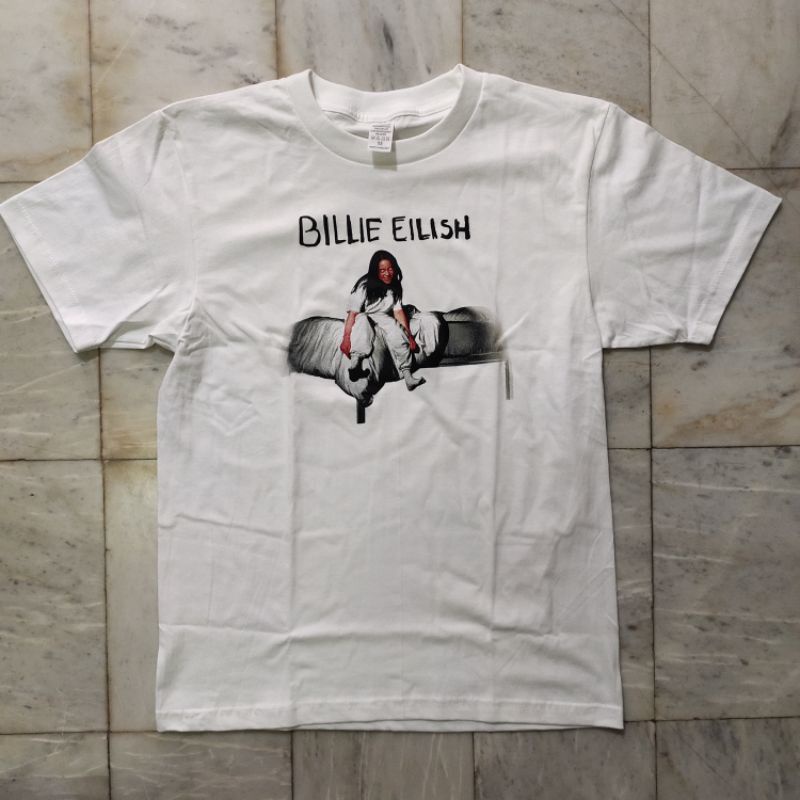 เสื้อยืดผ้าฝ้ายพรีเมี่ยมเสื้อยืด-billie-eilish-t-shirts-raptee