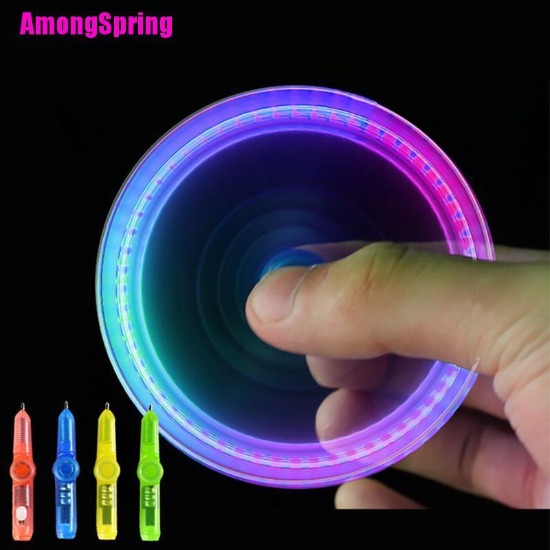 amongspring-ของเล่นสปินเนอร์-ปลายนิ้วมือหมุน-พร้อมไฟ-led-เรืองแสง