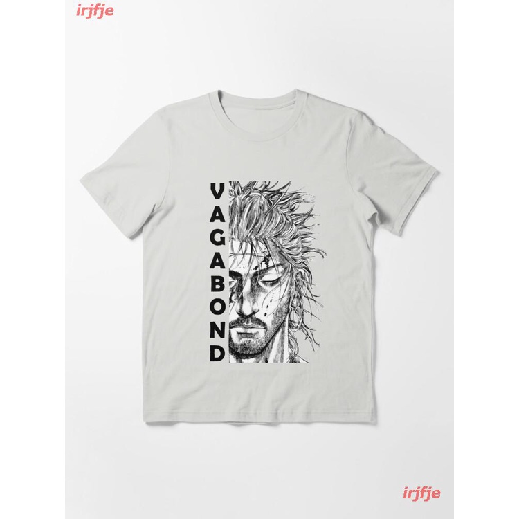 new-miyamoto-musashi-vagabond-essential-t-shirt-เสื้อยืดพิมพ์ลายการ์ตูนมังงะ-ดผ้าเด้ง-คอกลม-cotton-แฟชั่น-discount-unise