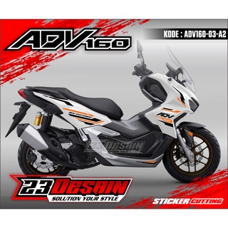 สติกเกอร์ สีแดง สําหรับ HONDA Adv160 Adv160 Adv160 03