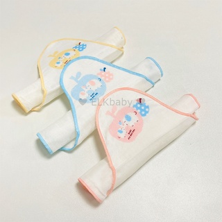 2pcs เด็กผ้าขนหนูซับเหงื่อ 100% ผ้าฝ้ายเด็กผ้าขนหนูดูดซับน้ำการ์ตูนแผ่นสำหรับเด็กลากจูงอ่อน ผ้าขนหนูดูดซับเด็กอนุบาล