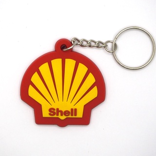 พวงกุญแจยาง Shell เชลล์ oil น้ำมัน พร้อมส่ง