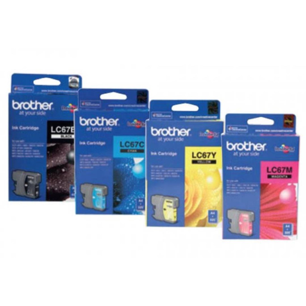 ตลับหมึก Brother LC 67 BK C M Y 4สี (nobox) | Shopee Thailand
