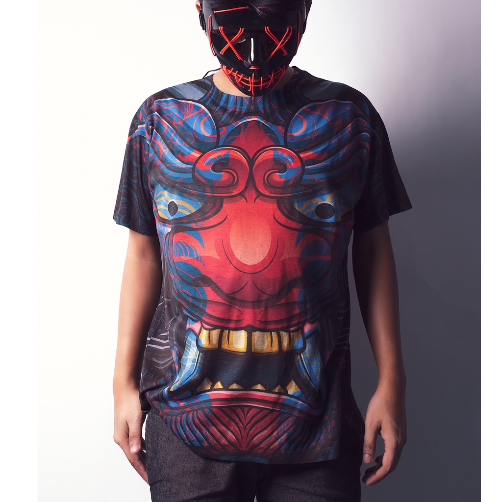 a-new-day-108-เสื้อลายสักสไตล์ญี่ปุ่น-สกรีนเต็มตัว-ลาย-oni-mask-ตรุษจีน