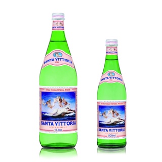 น้ำแร่ Santa Vittoria Mineral Water Still 500ml/1000ml น้ำแร่ธรรมชาติชนิดไม่มีฟอง