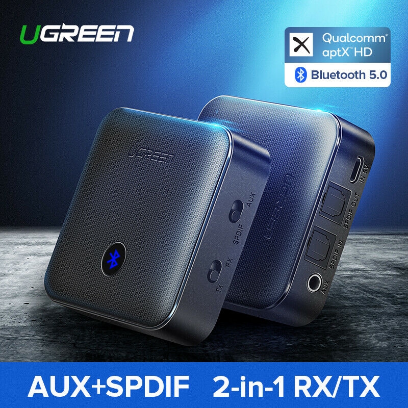 Ugreen(70158) Bluetooth Receiver Transmitter 5.0 aptX HD 3.5mm SPDIF AUX  Audio Adapter | Shopee Thailand