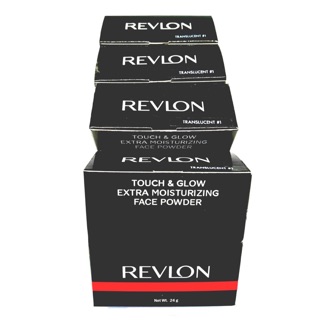 Revlon Touch&amp;Glow Extra Moisturizing Face Powder ขนาด 24 กรัมสีทรานซลูเซ้น