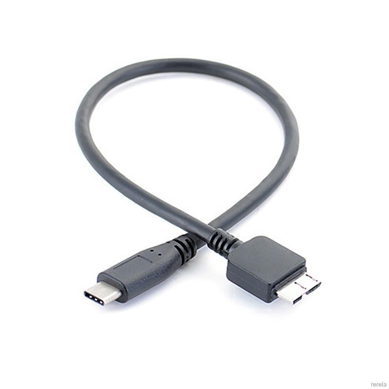 ภาพขนาดย่อของภาพหน้าปกสินค้าUSB 3.1 Type-C to USB 3.0 MICRO B สายเคเบิ้ลเชื่อมต่อสำหรับฮาร์ดไดรฟ์ จากร้าน rerela.th บน Shopee ภาพที่ 7