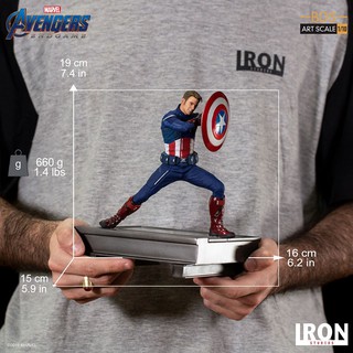 พร้อมส่ง 📦 Iron Studios BDS Art Scale 1/10 Avengers: Endgame - Captain America 2023