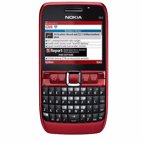 โทรศัพท์มือถือโนเกียปุ่มกด-nokia-e63-สีแดง-3g-4g-รุ่นใหม่-2020