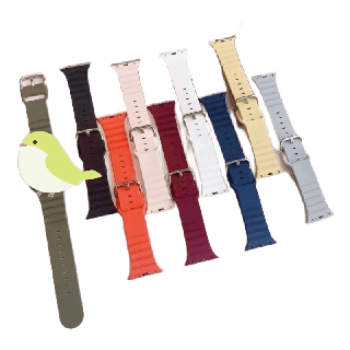 สําหรับแอปเปลวอช สายนาฬิกา ultra 8 7 6 se 5 4 3 สายนาฬิกา smart watch สายหนัง ปรับง่าย สาย 38/40/44/42/45 สายนาฬิกาnim