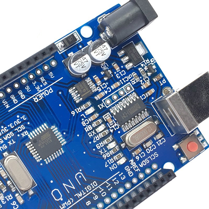 ภาพสินค้าชุดUno Uno R 3 ( Ch 340 G ) Mega328P Arduino Uno R3 จากร้าน ffcc.th บน Shopee ภาพที่ 1