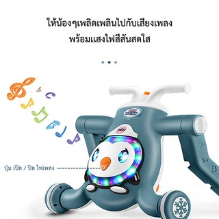 ภาพขนาดย่อของภาพหน้าปกสินค้า(สินค้าพร้อมส่ง )3 IN 1 รถหัดเดินเด็กเล็ก รถหัดเดิน มีเสียงเพลง มีไฟ รถขาไถเด็ก รถผลักเดิน รถนั่งขาไถ จากร้าน chiildrenhome บน Shopee ภาพที่ 3