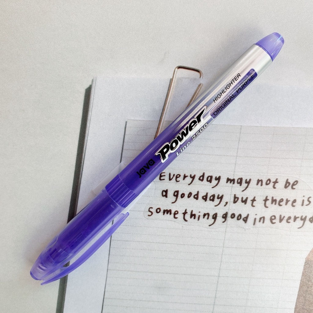 JAVA Power Line 2500 Highlighter / จาวา พาวเวอร์ ไลน์ ปากกาเน้นข้อความ ...