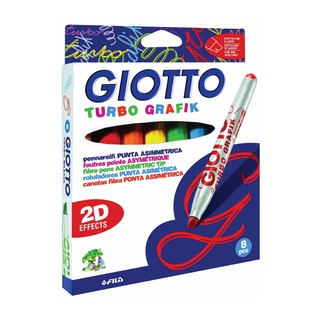 (โค้ดINCSM4Lขั้นต่ำ49ลด20) GIOTTO Turbo Grafik (ปากกาเมจิกกราฟฟิก)
