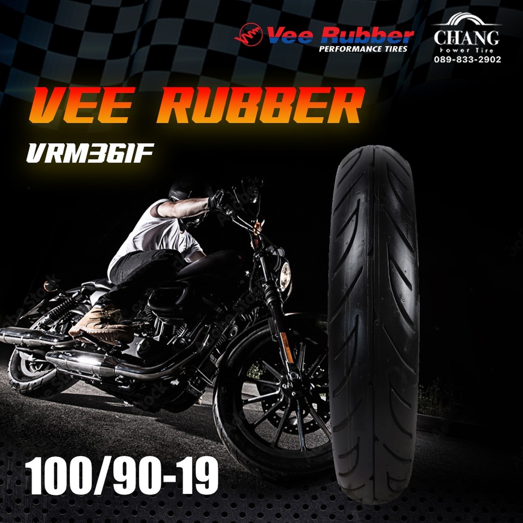 100-90-19-ยี่ห้อ-vee-rubber-รุ่น-vrm-361สำหรับรถ-ชอปเปอร์-รถฮอนด้าสตีท-รถฮาเล่-รถคลาสสิค