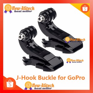 เช็ครีวิวสินค้า2PCS/Lot J-Hook Buckle Mount for GoPro Vertical Surface Mount Adapter for Helmet