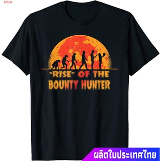 Illicit Bounty Hunterเสื้อยืดถักฤดูร้อน Halloween Rise Of The Bounty Hunter Job Coworker T-Shirt Bounty Hunter Popular T