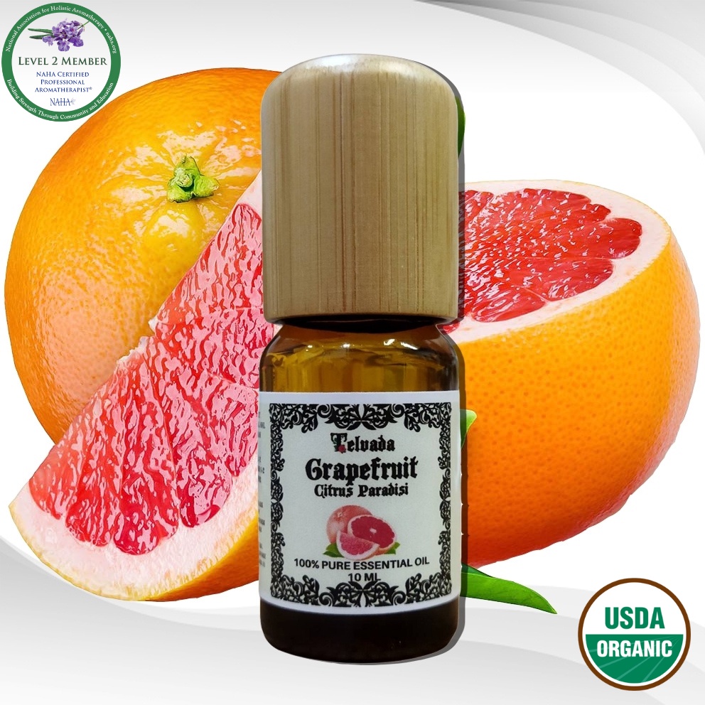 Grapefruit USDA Organic Essential Oil น้ำมันหอมระเหย เกรปฟรุ๊ต ออร์แกน