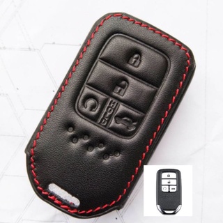 ซองหนังกุญแจรีโมท HONDA CVIC FC-FK 2016-2020 / Accord เคสรีโมท Smart Key 4 ปุ่ม