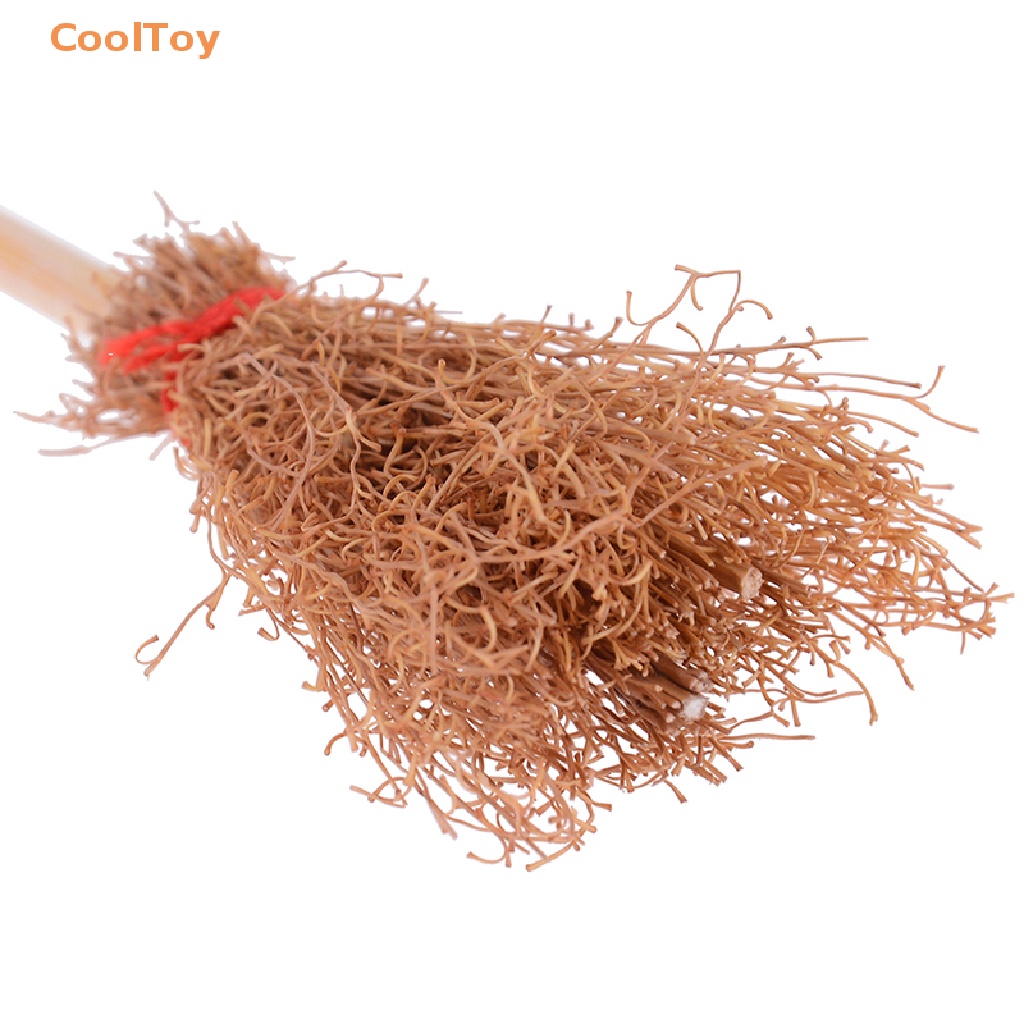 cooltoy-ไม้กวาดจิ๋ว-1-12-อุปกรณ์เสริม-สําหรับบ้านตุ๊กตา-diy-ขายดี