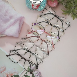แว่นสายตาสั้น ทรงเหลี่ยม ค่าสายตา -2.00 ถึง -2.75 แถมกล่อง+ผ้าเช็ดเลนส์+สายคล้องแว่น 334๋JS