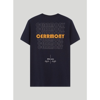 เสื้อยืดเเนวสตรีท เวอร์ชั่นเกาหลี CERRMONY #22002-1 BW2、#22000-1  BW1