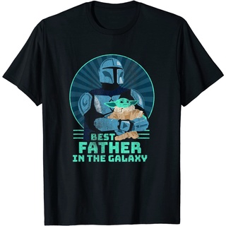 เสื้อยืดทุกวันdailyเสื้อยืด พิมพ์ลาย Star Wars The Mandalorian &amp; Grogu Best Fathers Day สําหรับผู้ชายSto5XL